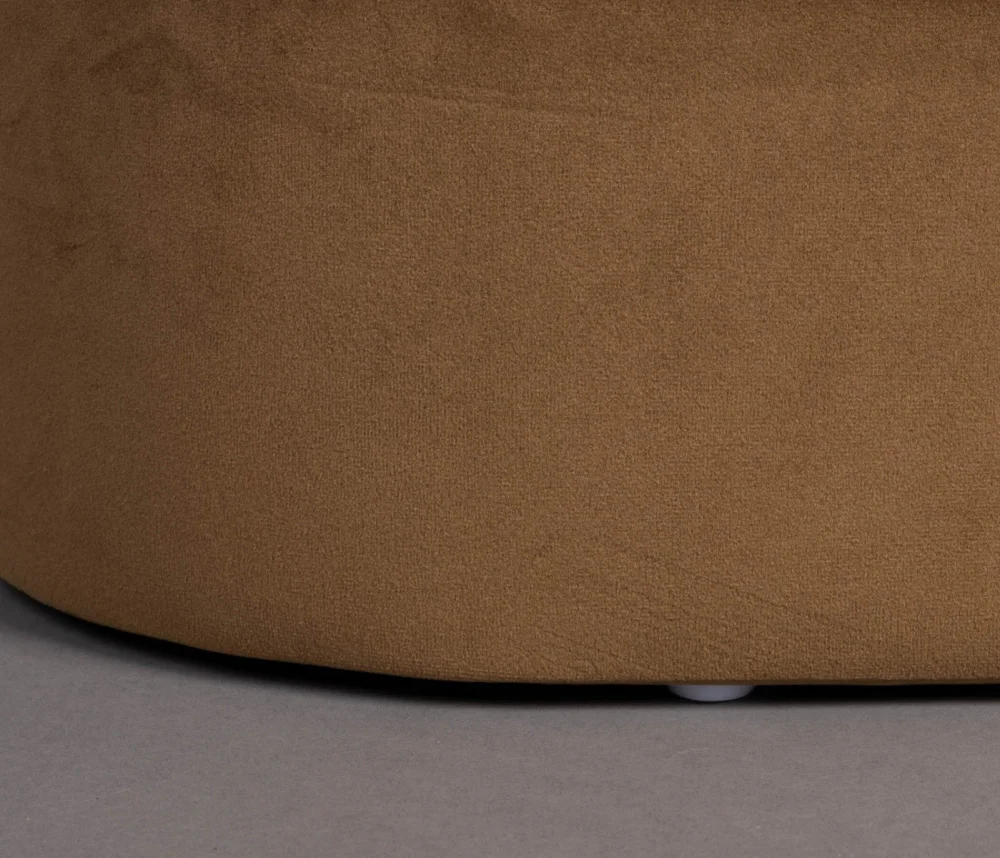 Aditi Velvet Brown Bench - Image 6