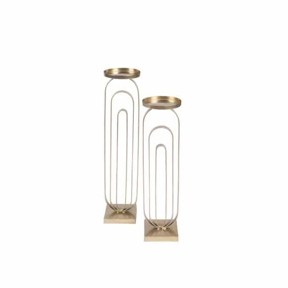 Large Candle Holder Proa Gold - Image 4