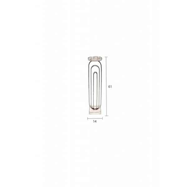 Large Candle Holder Proa Gold - Image 5