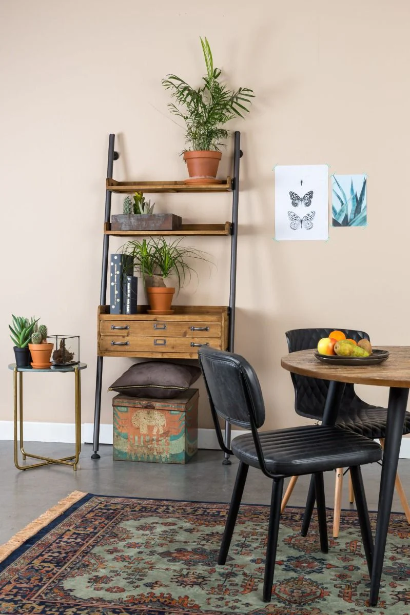 Worn Black Jake Chair