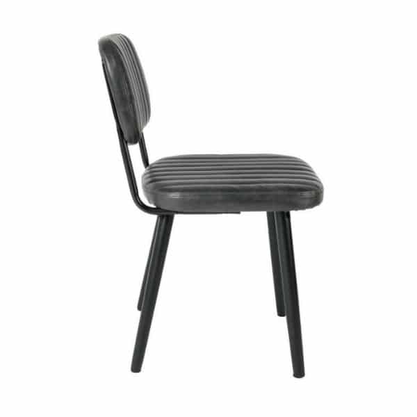 Worn Black Jake Chair - Image 3