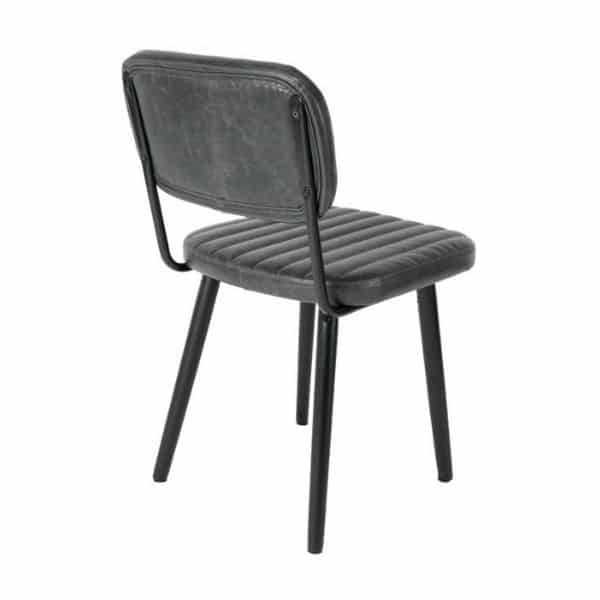 Worn Black Jake Chair - Image 4