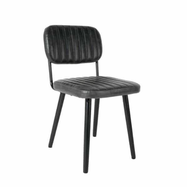 Worn Black Jake Chair - Image 5