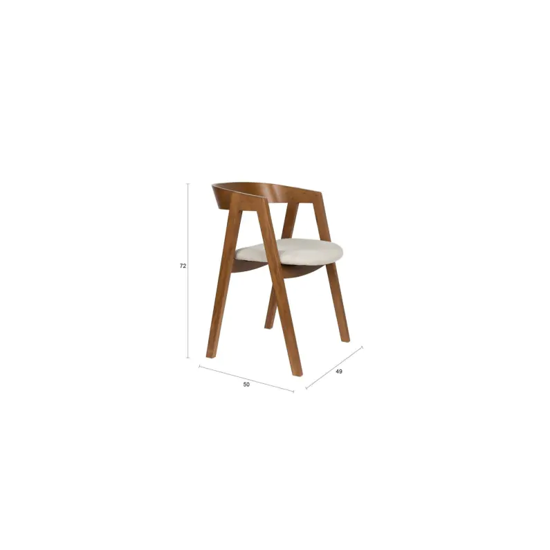 Chair Mads Walnut - Image 8