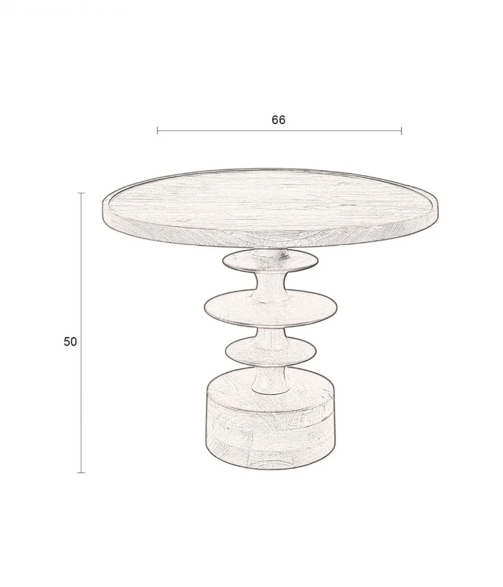 Coffee Table Cath Walnut - Image 7