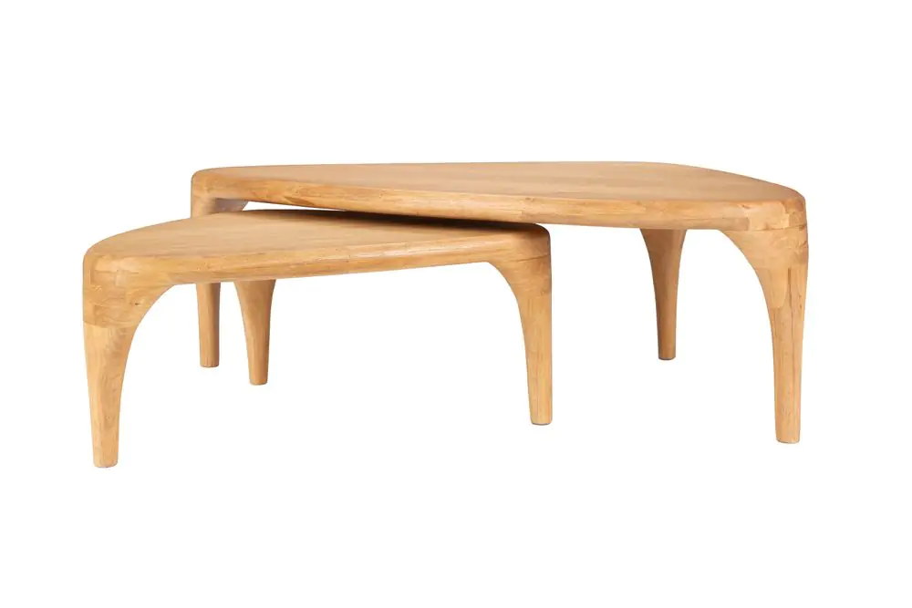 Coffee Table Isla Set of 2 Natural - Image 2