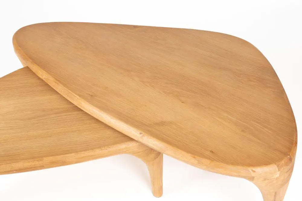 Coffee Table Isla Set of 2 Natural - Image 3
