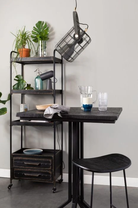 Tangle Counter Stool - Black