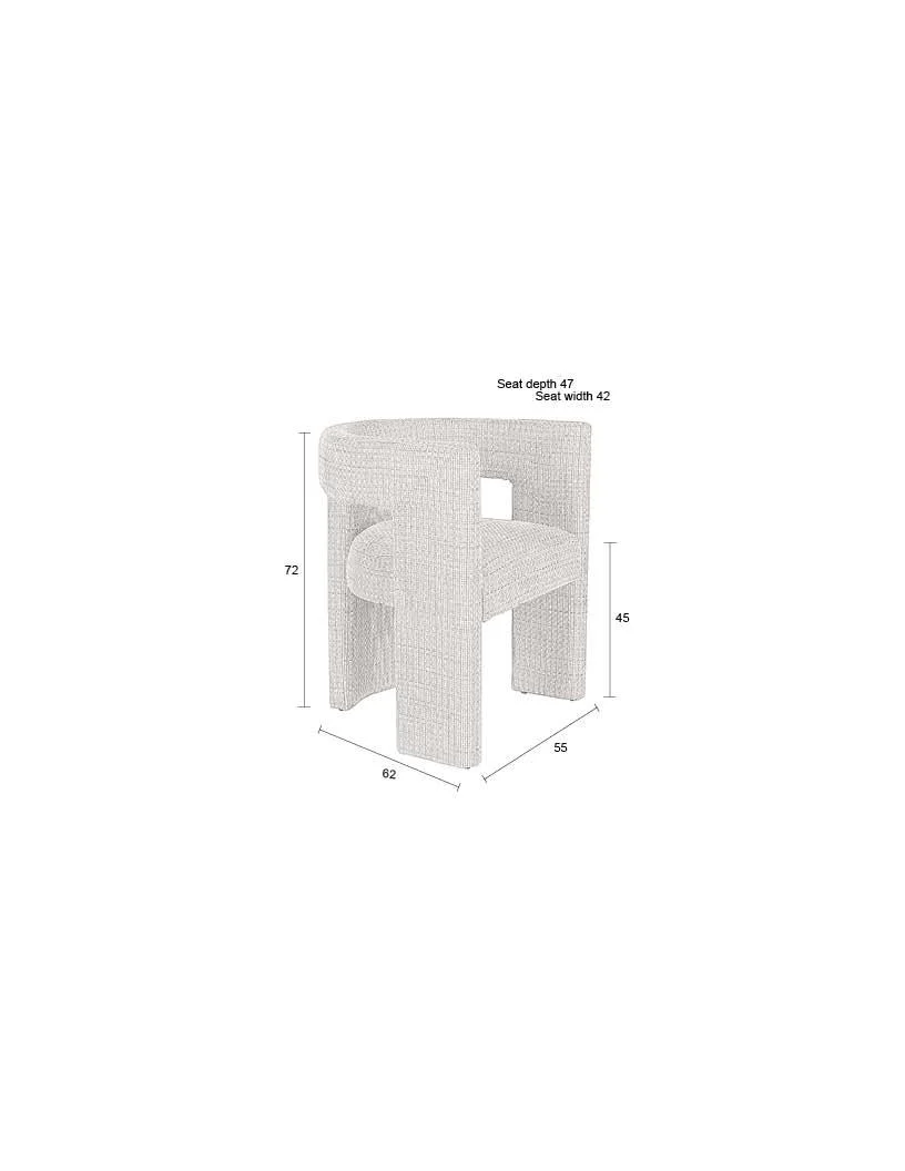 Dining Chair Medina Off White - Image 12