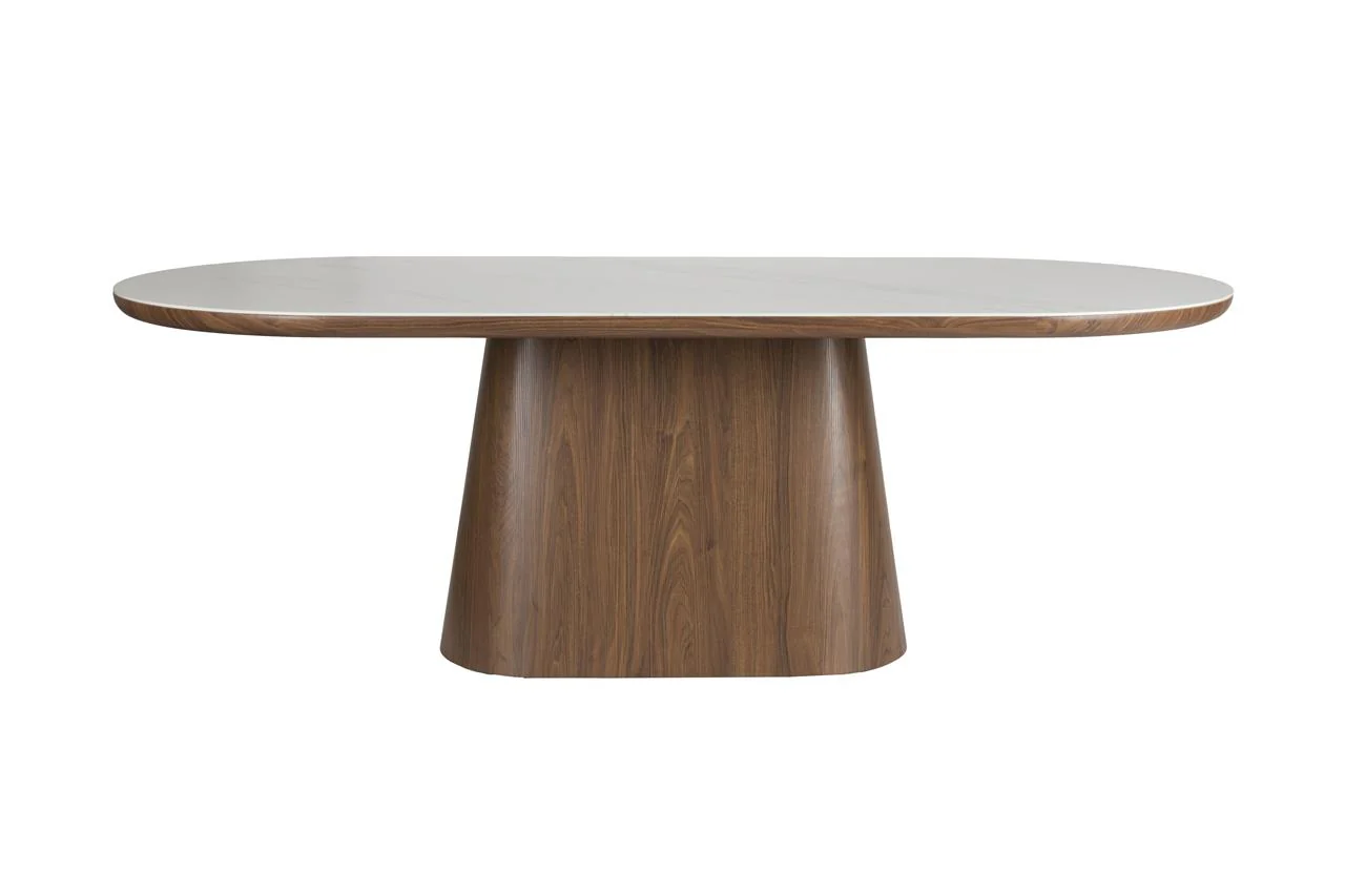 Dining Table Almira Oval 180 Walnut