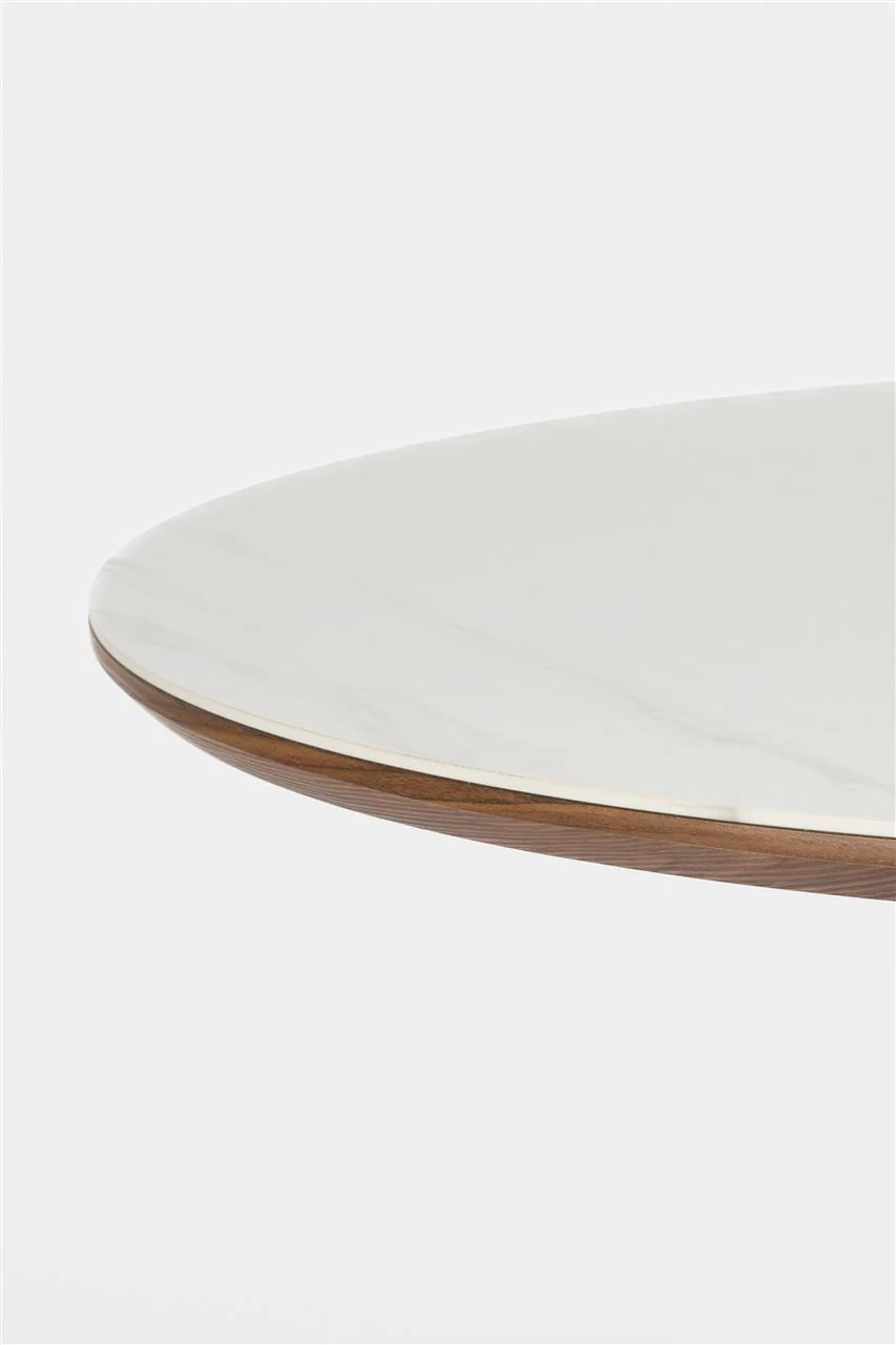 Dining Table Almira Oval 180 Walnut - Image 3