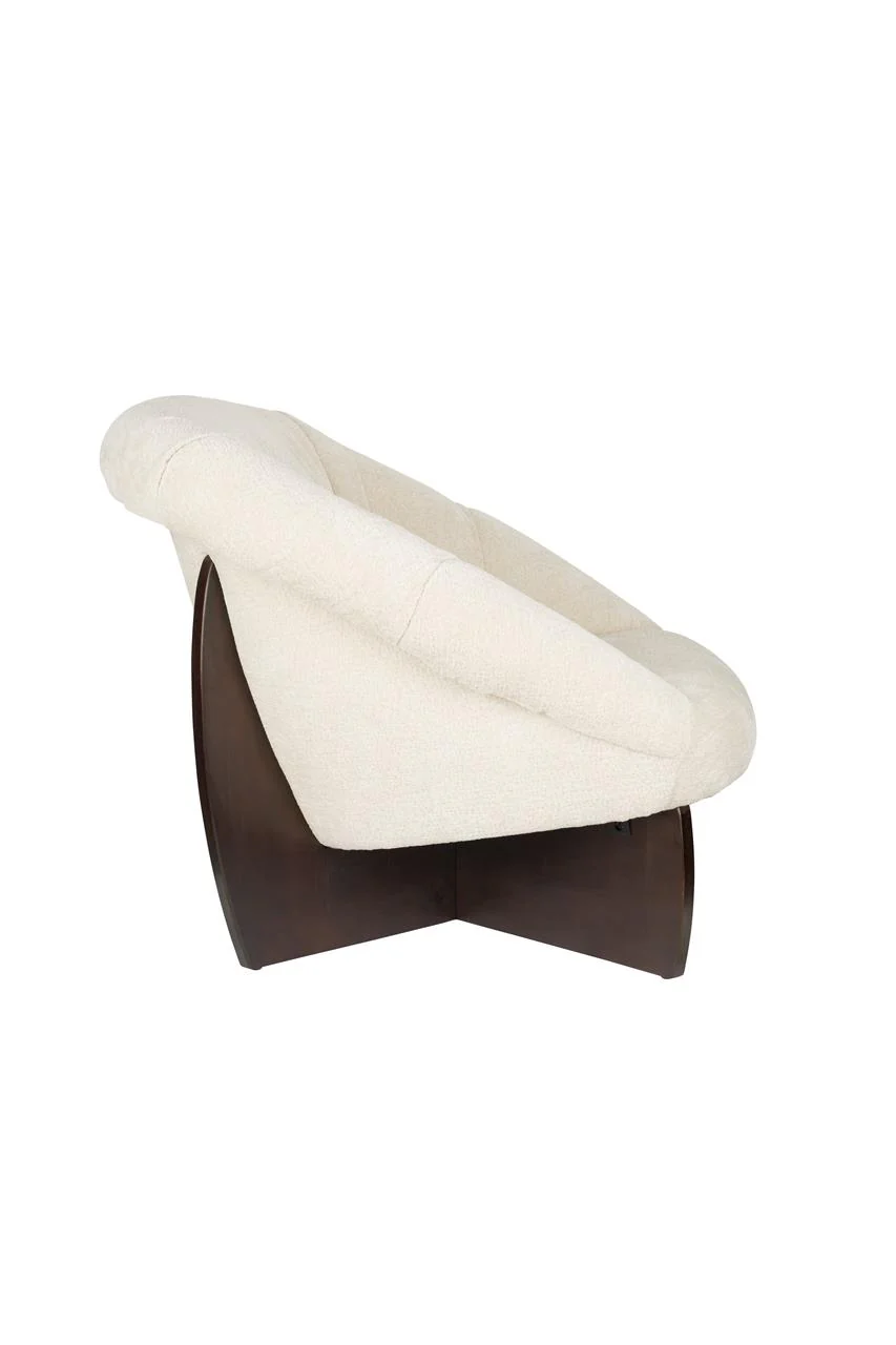Emilius Lounge Chair in Beige - Image 3
