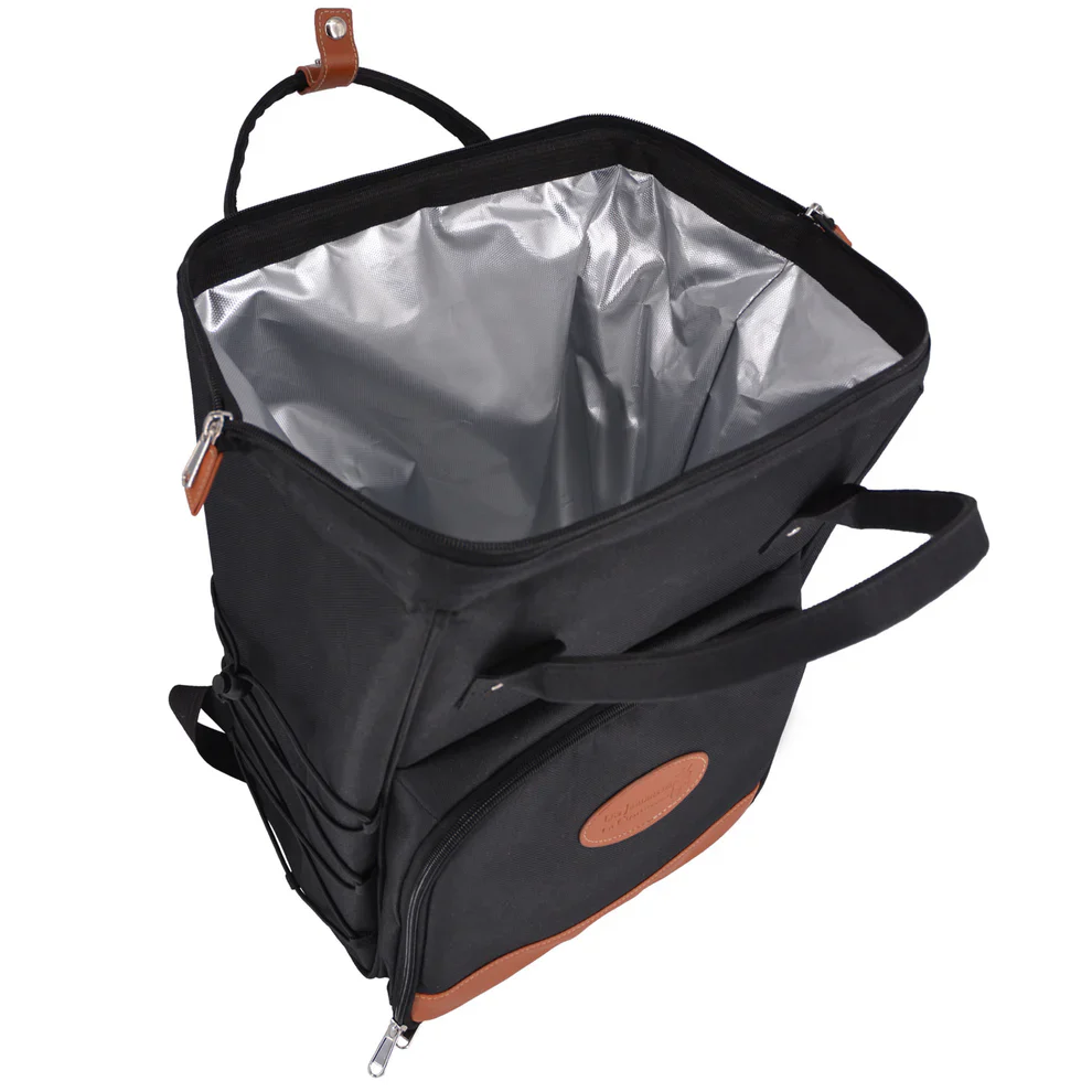 Picnic Backpack Escapade Black 2 Person - Image 7