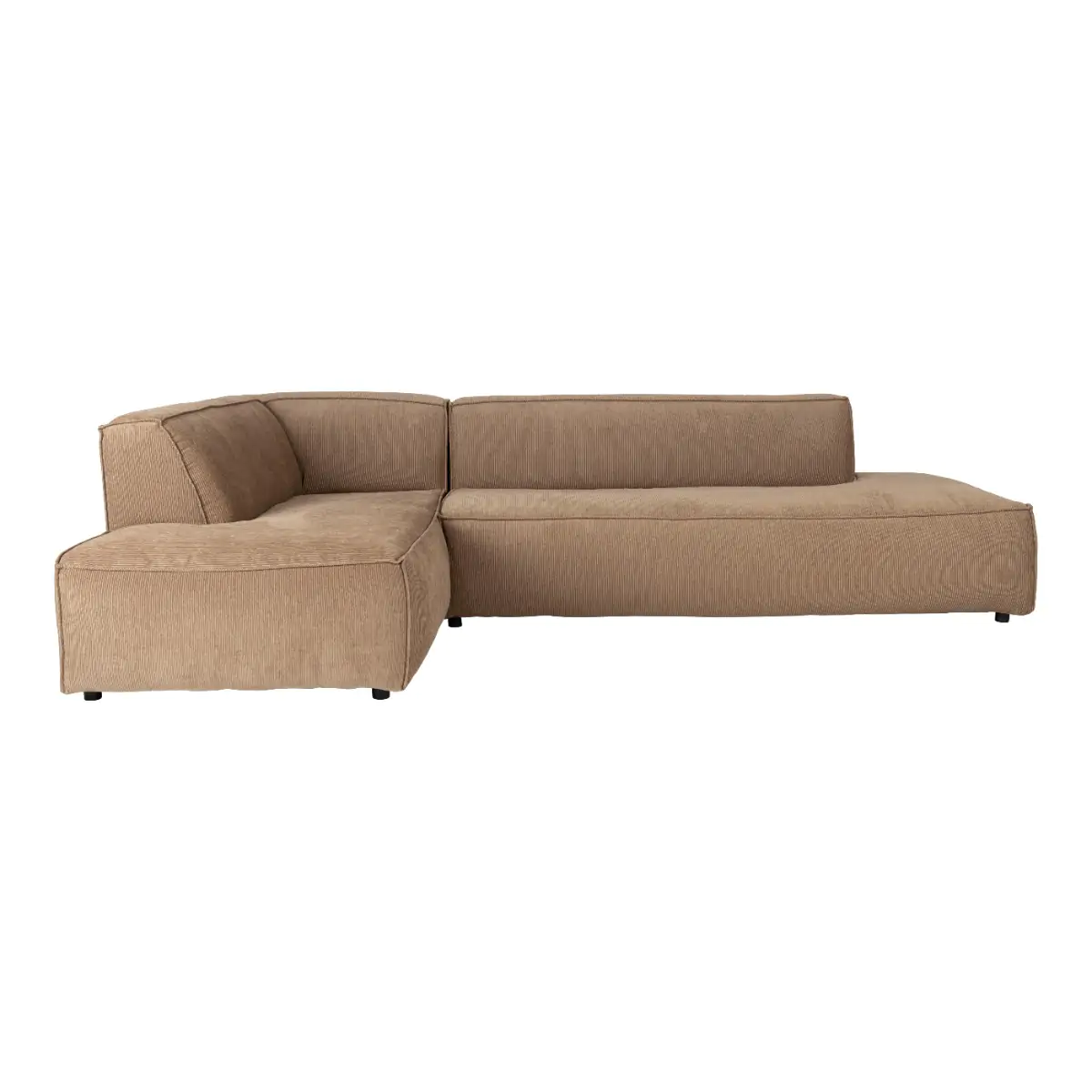 Fat Freddy Rib Sofa Left Caramel - Image 2