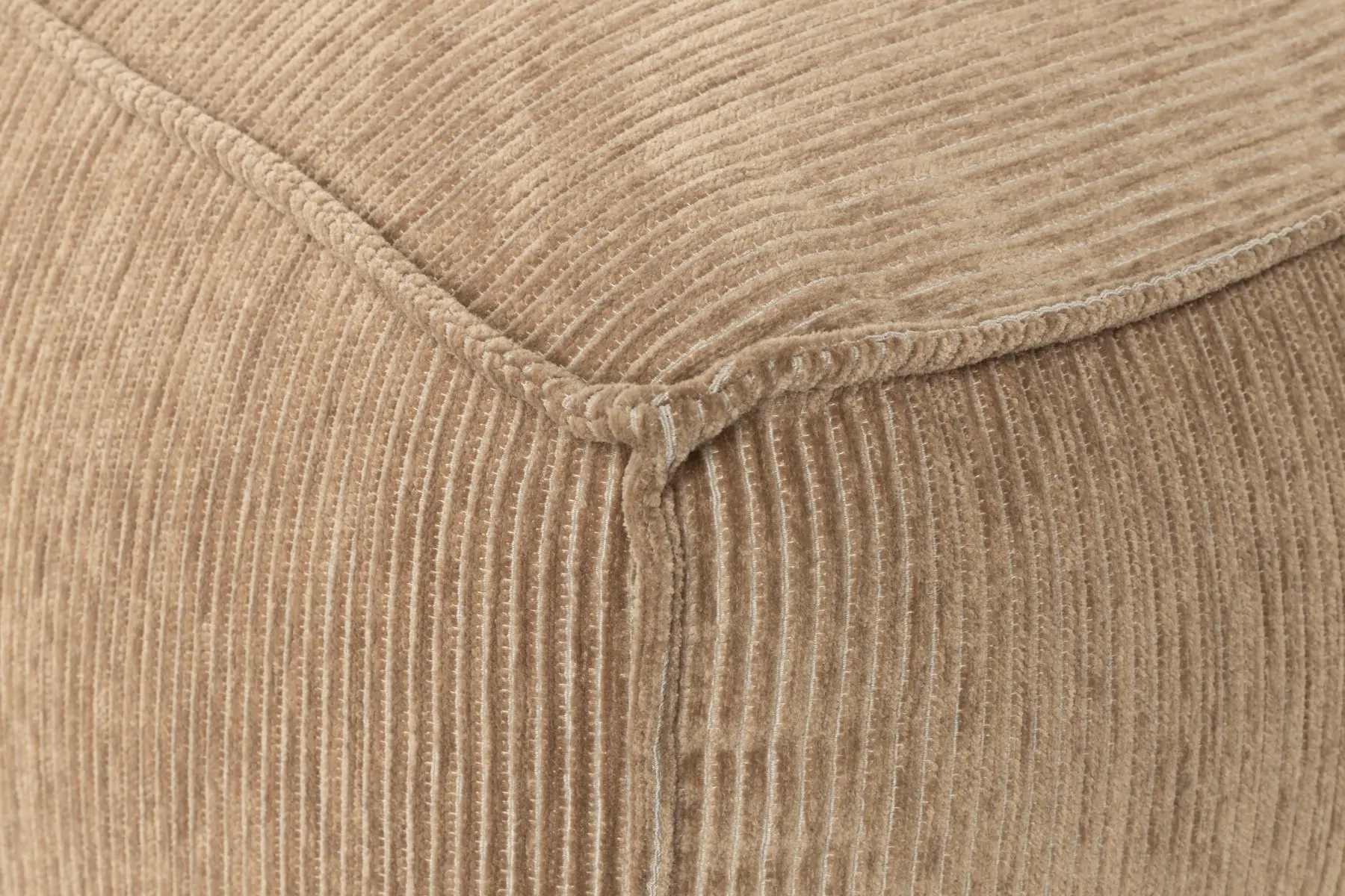 Fat Freddy Rib Sofa Left Caramel - Image 5
