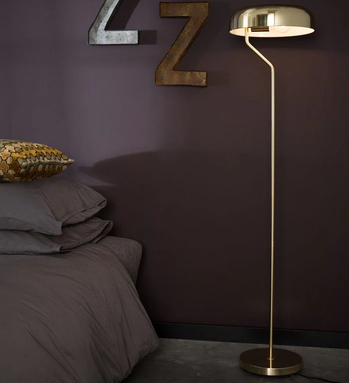 Brass Eclipse Floor Lamp