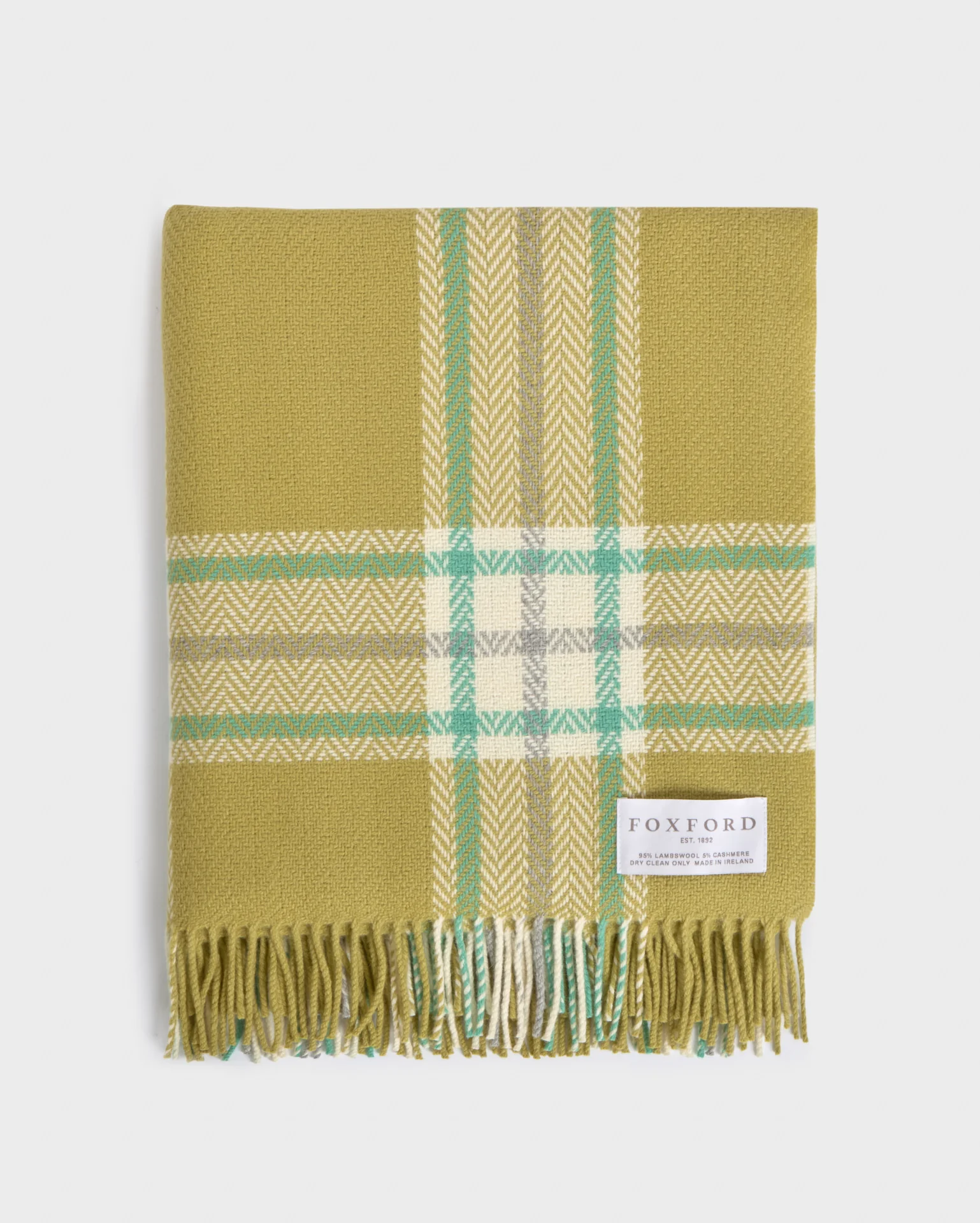 Foxford Banagher Cashmere and Lambswool Throw - Image 3