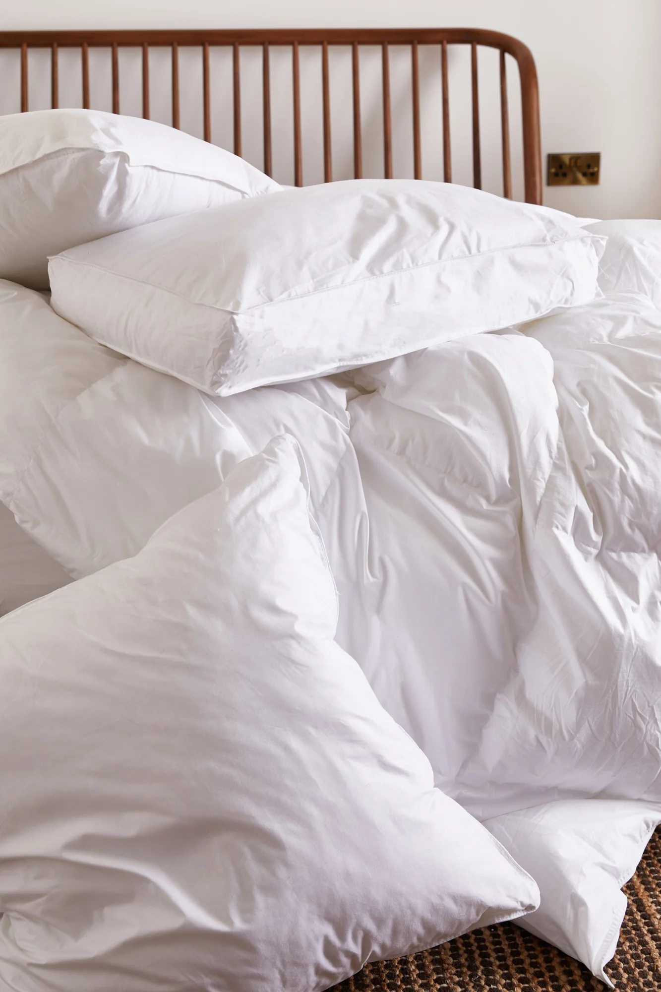 Foxford Deep Wall Feather and Down Pillow - Image 3