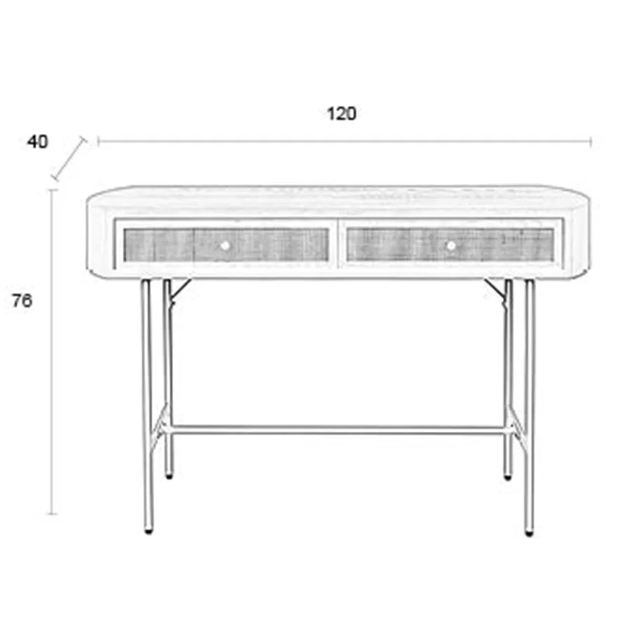 Foxford Emily Two Door Console - Image 10