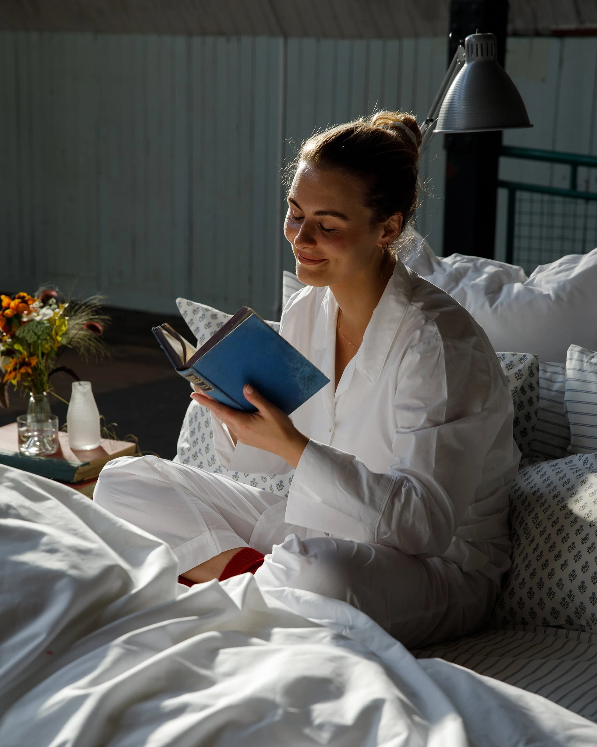 Foxford Evelyn White Cotton Pyjamas - Image 5
