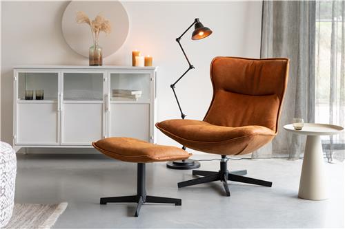 Foxford Hocker in Brandy - Image 2