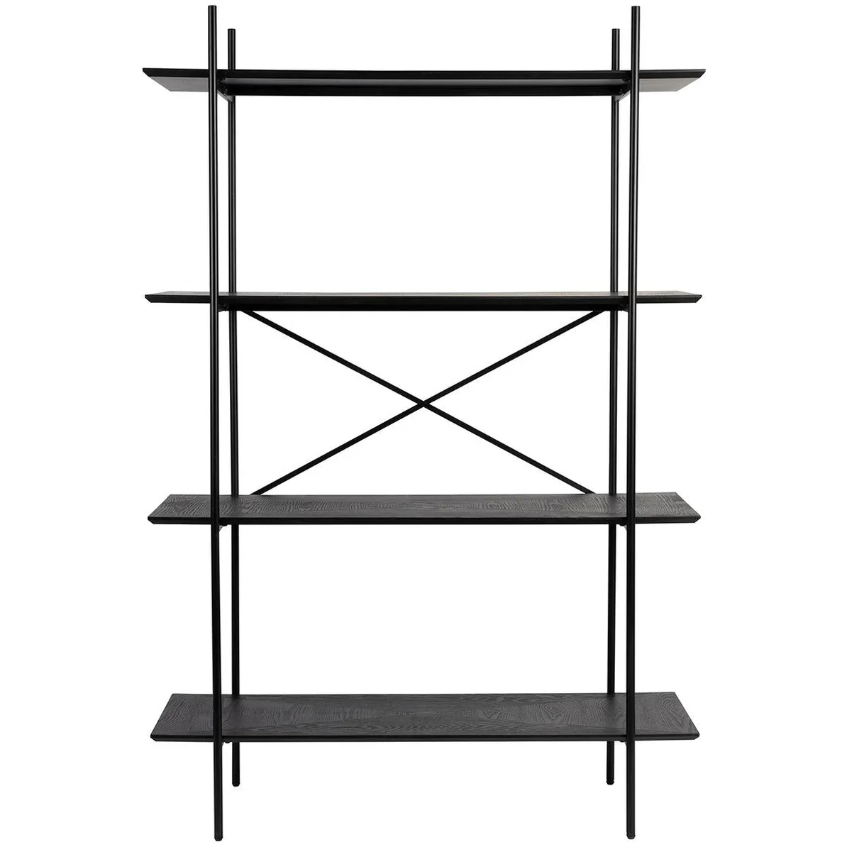 Foxford Jude Shelf Cabinet - Black - Image 2