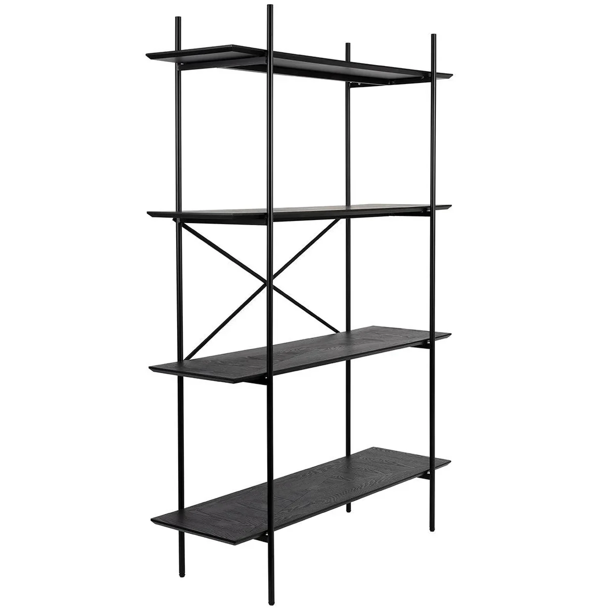 Foxford Jude Shelf Cabinet - Black - Image 3