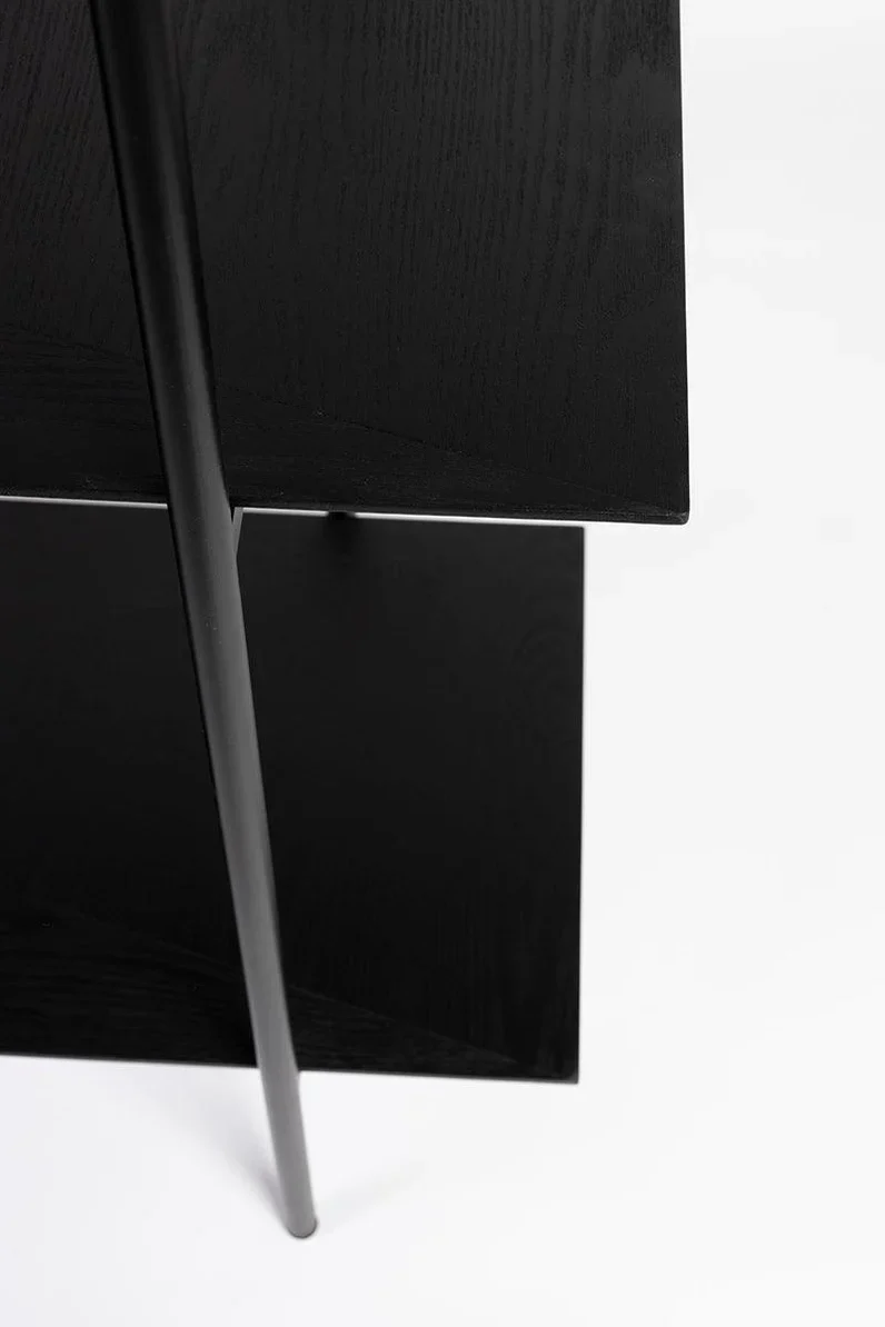 Foxford Jude Shelf Cabinet - Black - Image 5