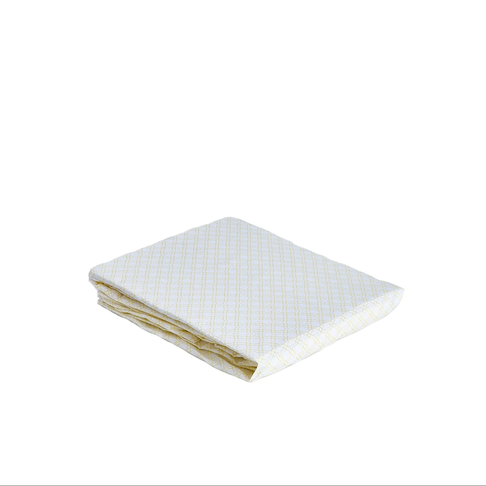 Foxford Lemon Trellis Fitted Sheet - Image 3