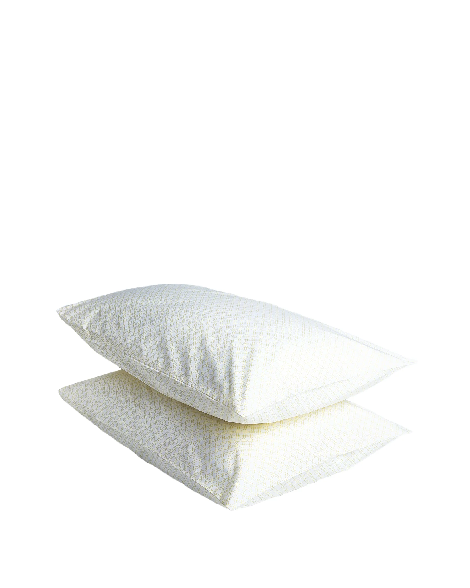 Foxford Lemon Trellis Pillowcase Set