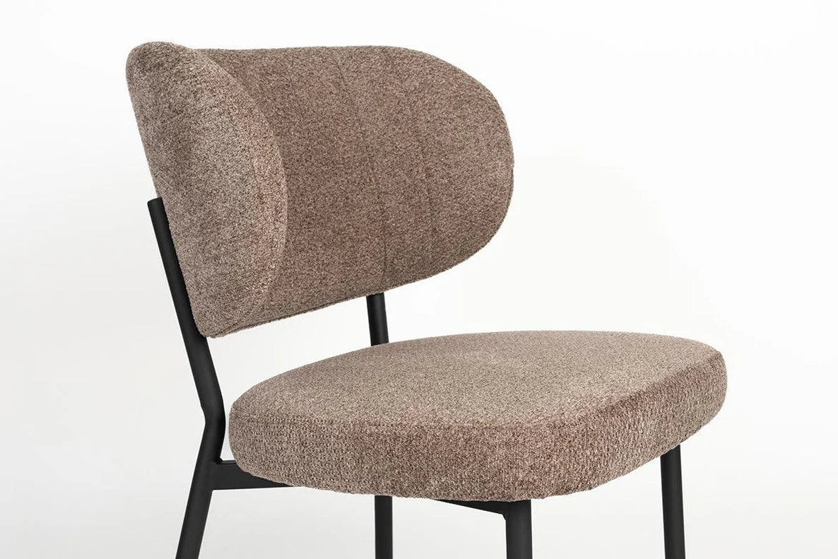 Foxford Leona Dining Chair - Latte - Image 7