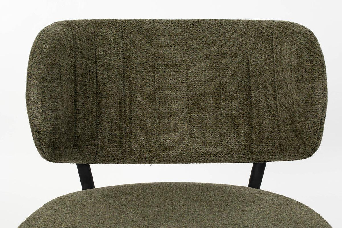 Foxford Leona Dining Chair - Olive - Image 11