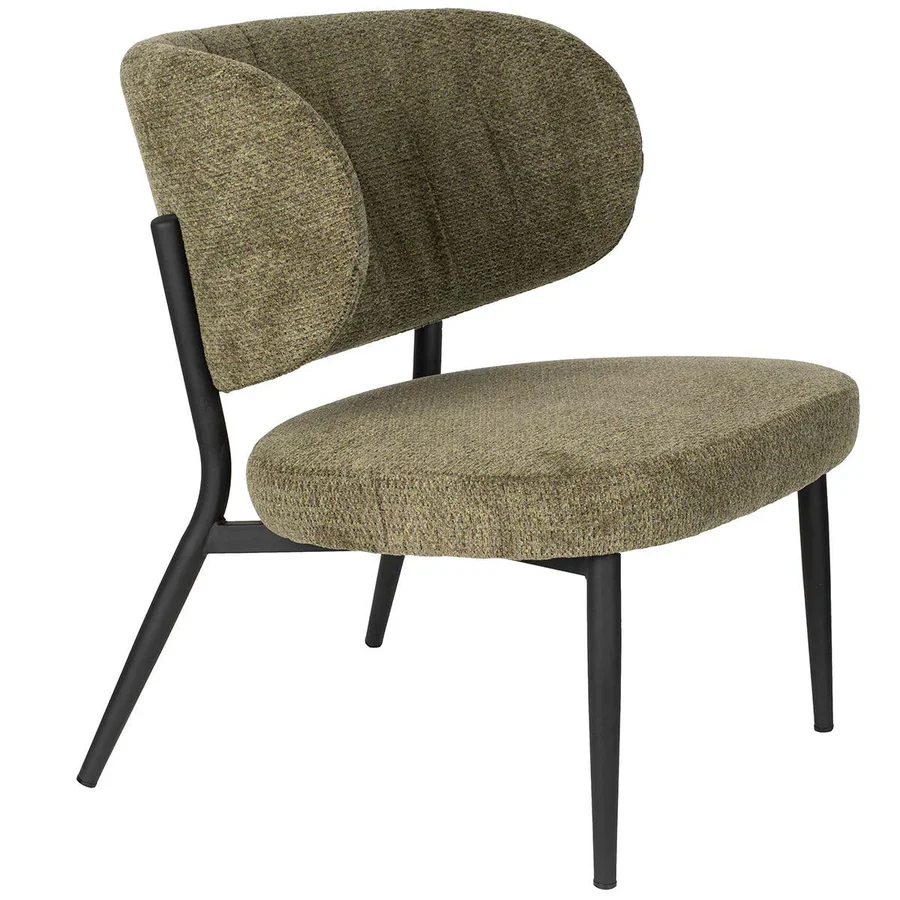Foxford Leona Dining Chair - Olive - Image 3