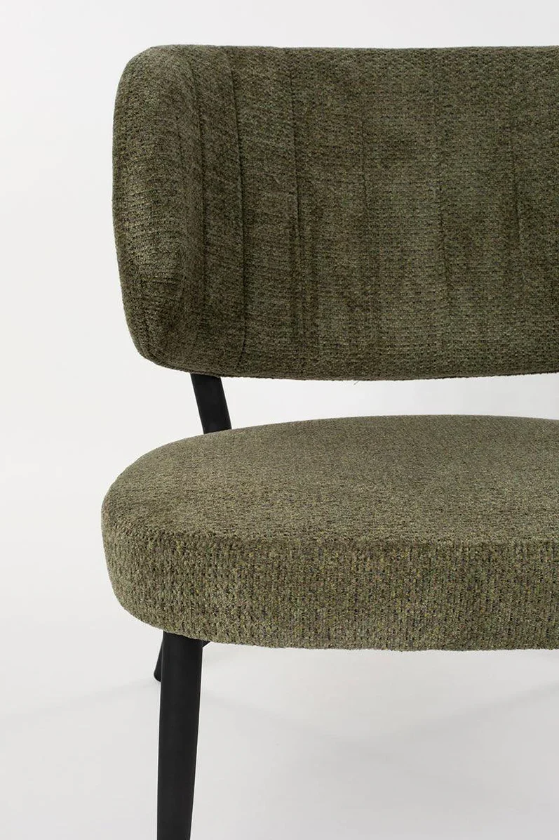 Foxford Leona Dining Chair - Olive - Image 7
