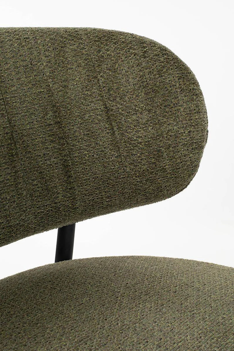 Foxford Leona Dining Chair - Olive - Image 8