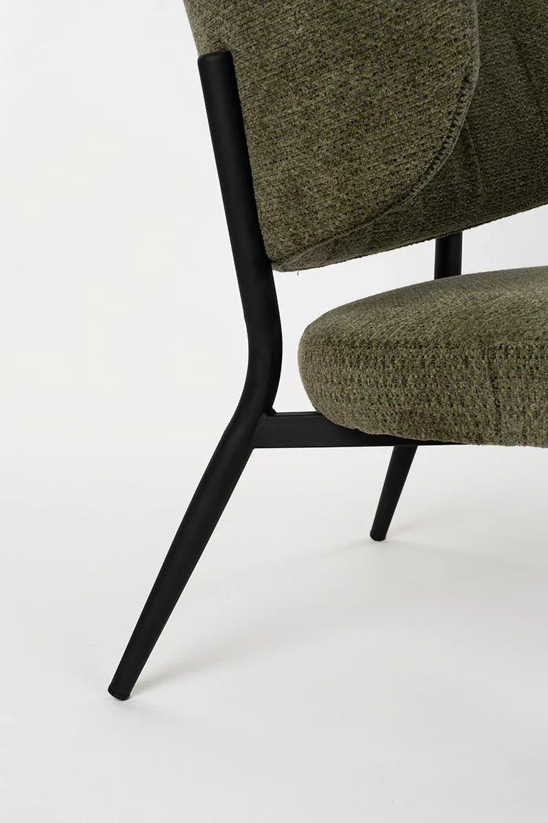 Foxford Leona Dining Chair - Olive - Image 9