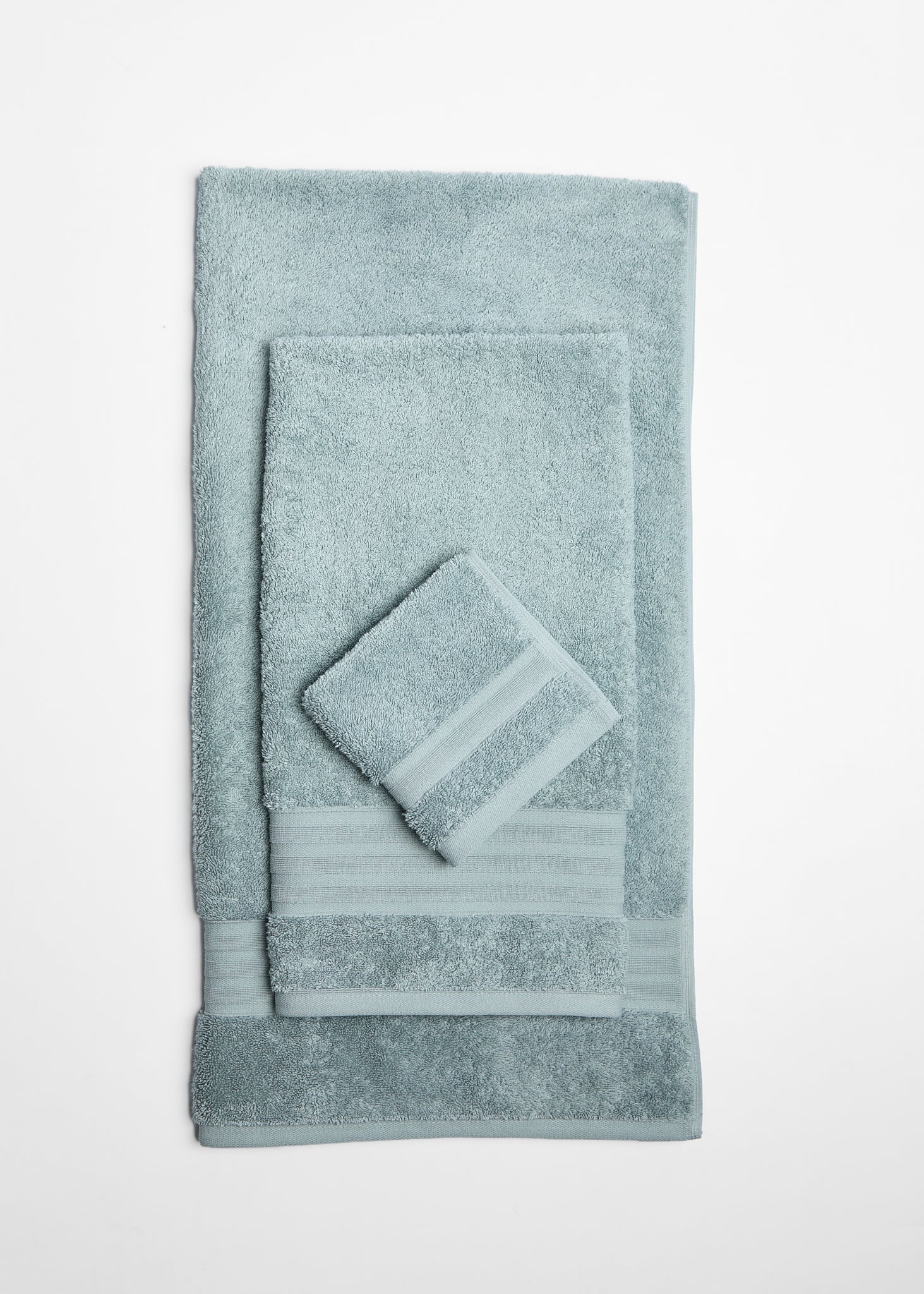 Foxford Luxury Cotton Hand Towel - Cloud - Image 2