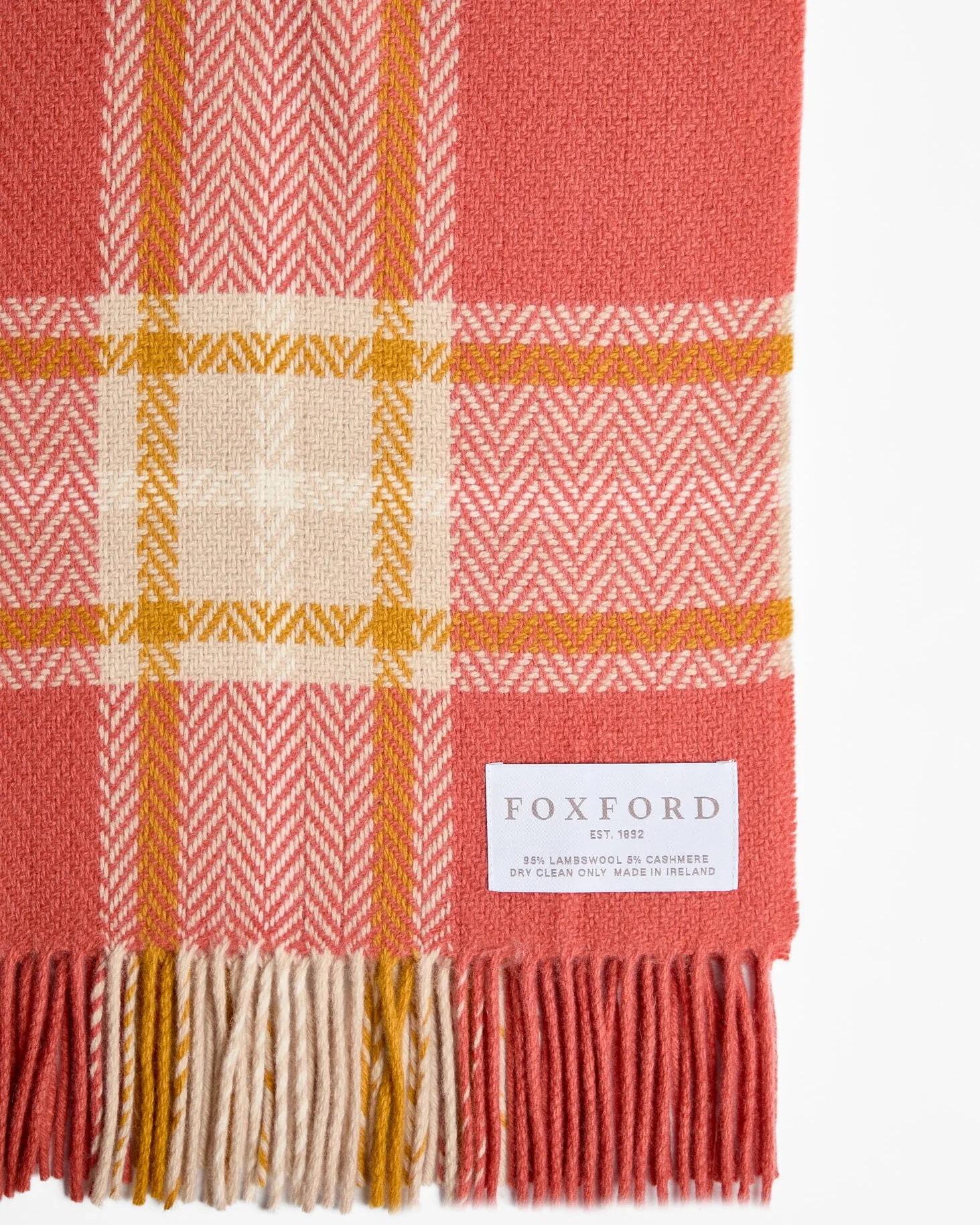 Foxford Macha Cashmere and Lambswool Throw - Image 4