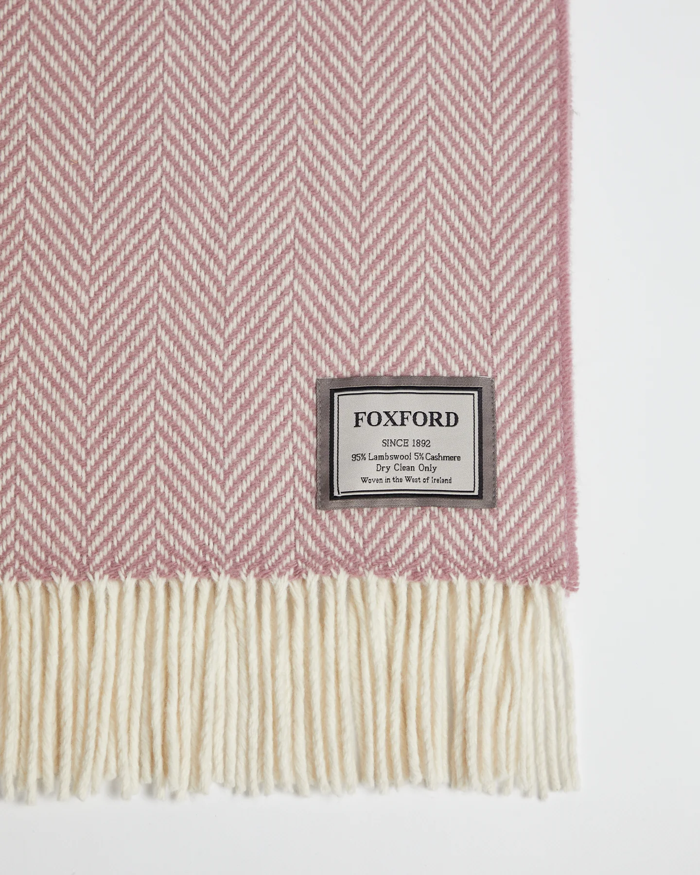 Foxford Maeve Cashmere and Lambswool Throw - Image 5