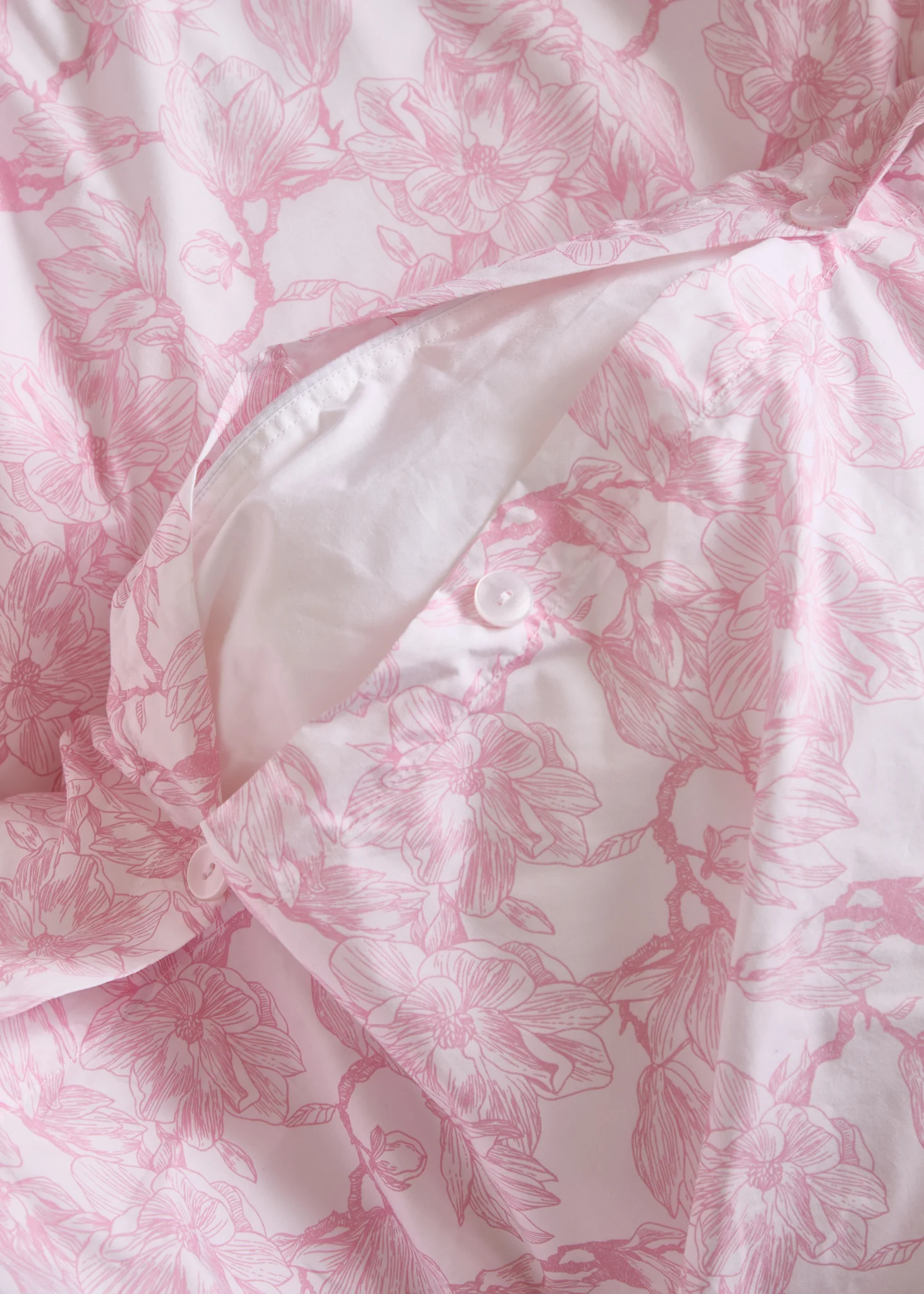 Foxford Pink Magnolia Duvet Set - Image 3