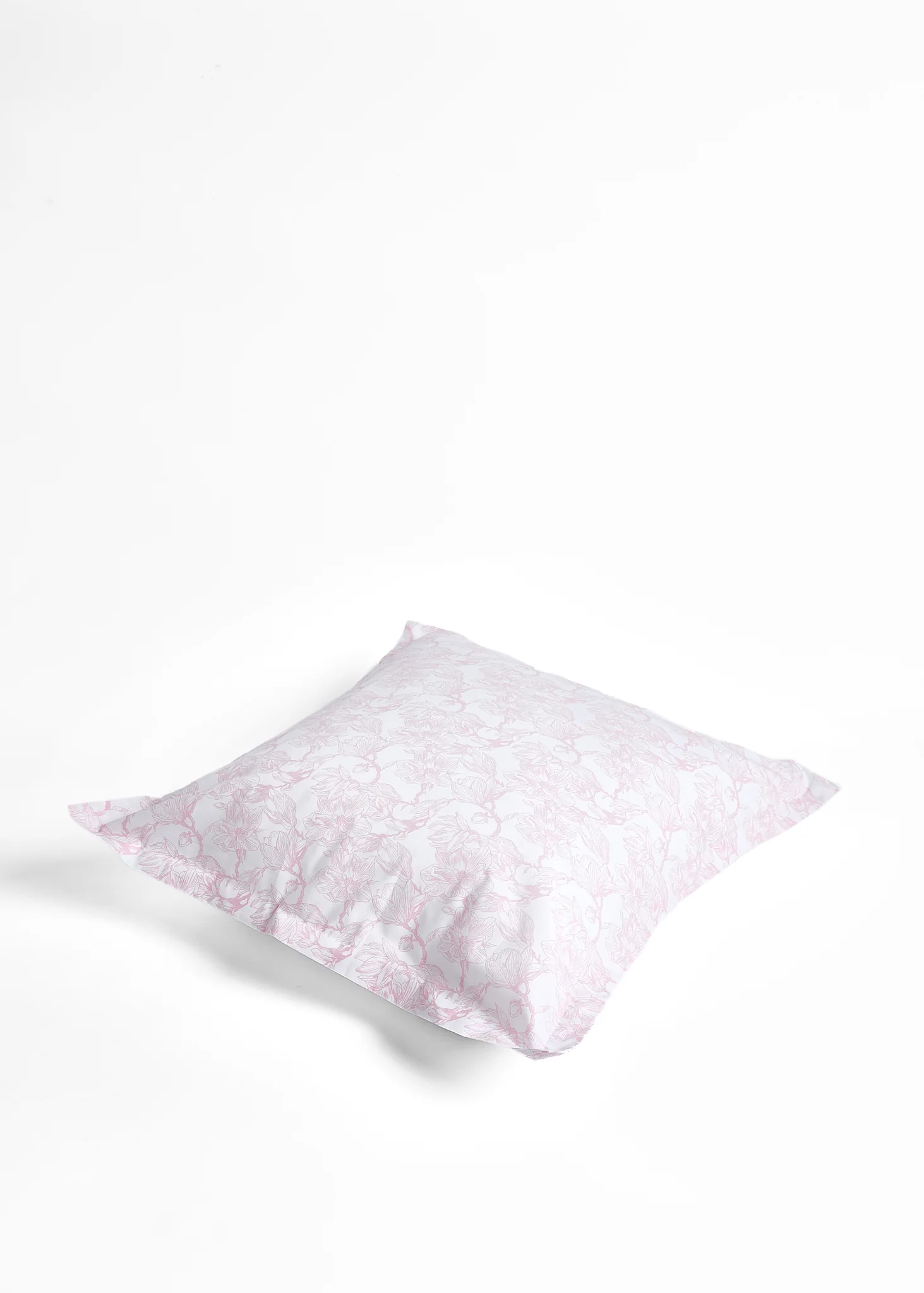 Foxford Pink Magnolia Oxford Square Pillowcase