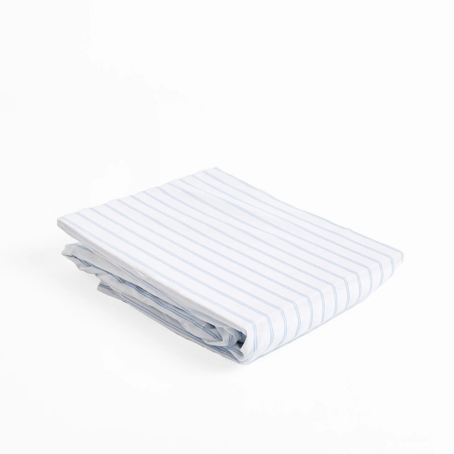 Foxford Pinstripe Blue Fitted Sheet - Image 3
