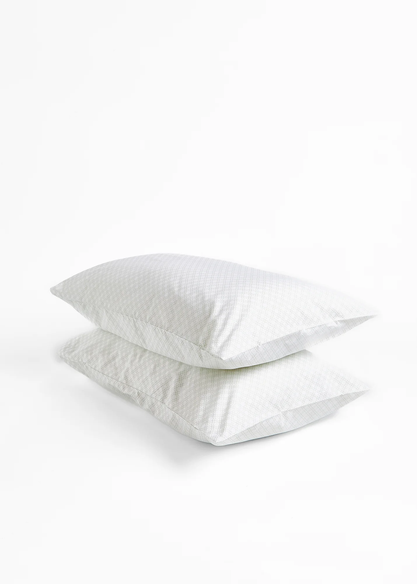 Foxford Sage Trellis Pillowcase Set