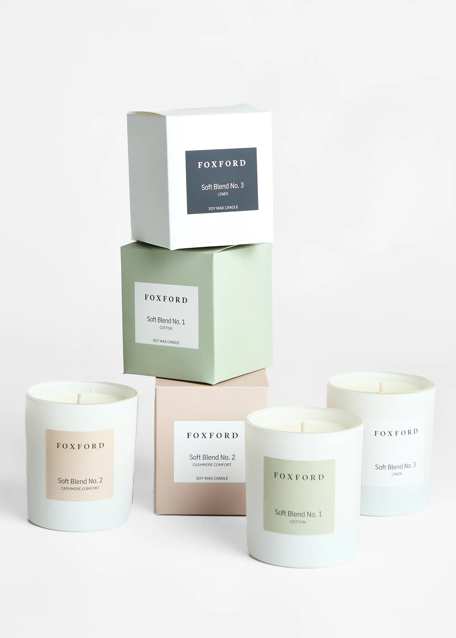 Foxford Soft Blend No. 3 Linen Candle - Image 5