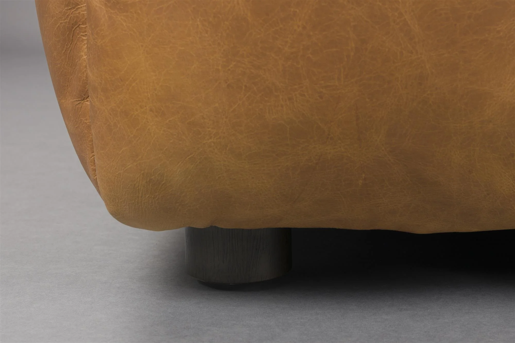 Hocker Hackman Leather Cognac - Image 4