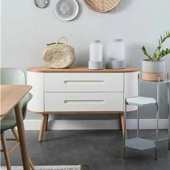 Honeycomb Side Table Grey