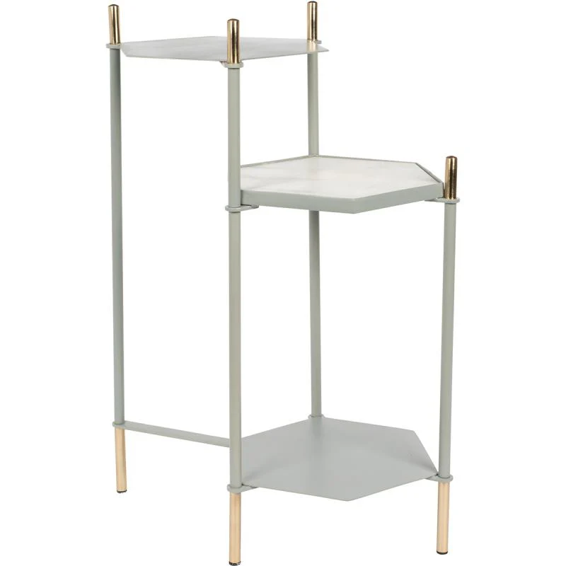 Honeycomb Side Table Grey - Image 2