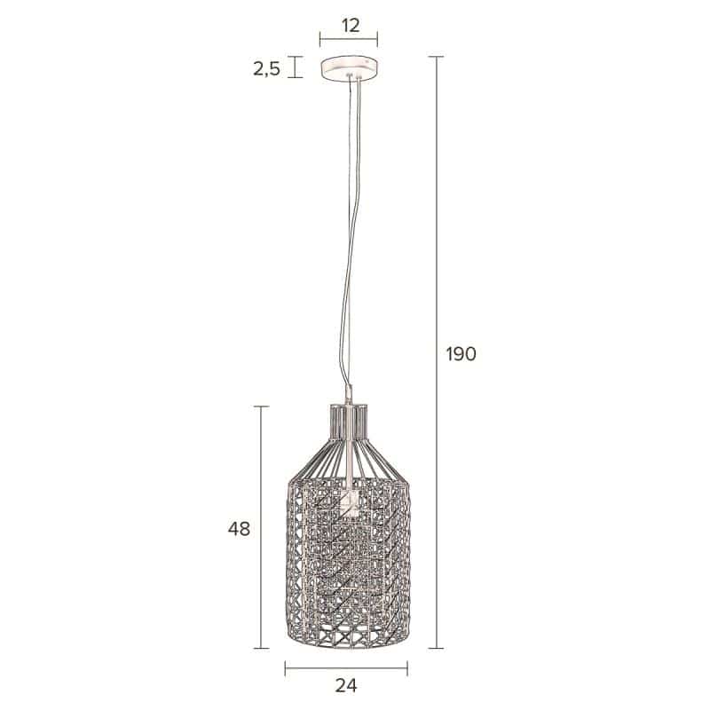 Jim Tall Pendant Lamp - Image 8