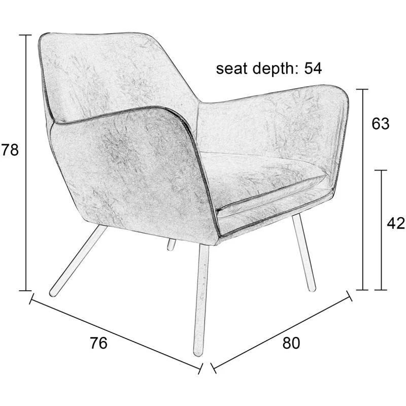 Bon Brown Lounge Chair - Image 10