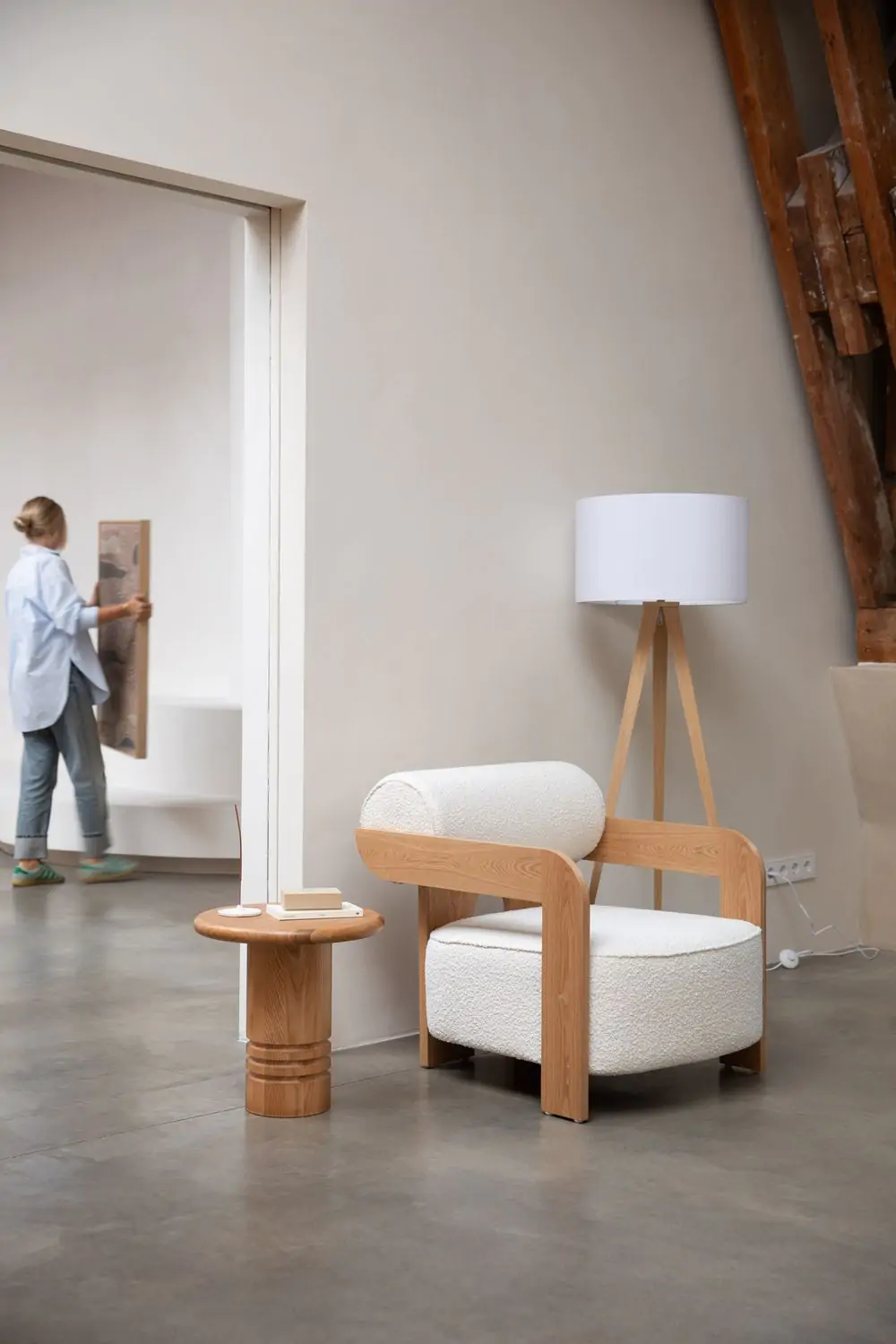 Lounge Chair Oolong Beige - Image 13